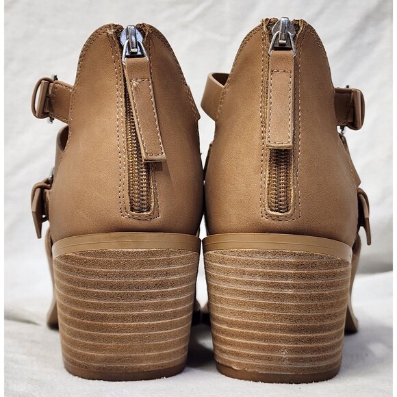 DV Dolce Vita Ombree Buckle Booties Women's Size 10 Faux Leather - Picture 6 of 11